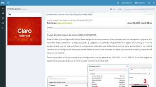 
                            7. Clave Router cisco de claro 2015 #dpq3925 #DPC2425 | Incared