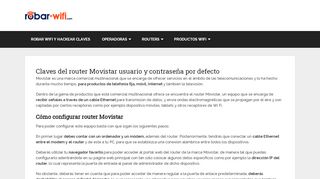 
                            5. Claves del router Movistar usuario y contraseña por defecto - Robar ...