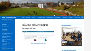 
                            7. ClaXss-ZugangsInfo | Staatl. Knabenrealschule