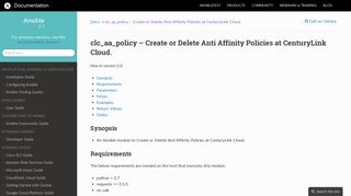 
                            11. clc_aa_policy – Create or Delete Anti Affinity Policies at CenturyLink ...