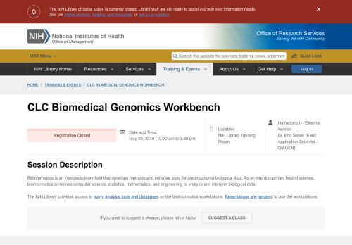 
                            12. CLC Biomedical Genomics Workbench | NIH Library