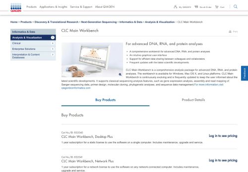 
                            6. CLC Main Workbench - QIAGEN Online Shop