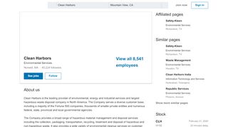 
                            6. Clean Harbors | LinkedIn