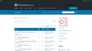 
                            3. [Clean Login] Support - page 14 | WordPress.org