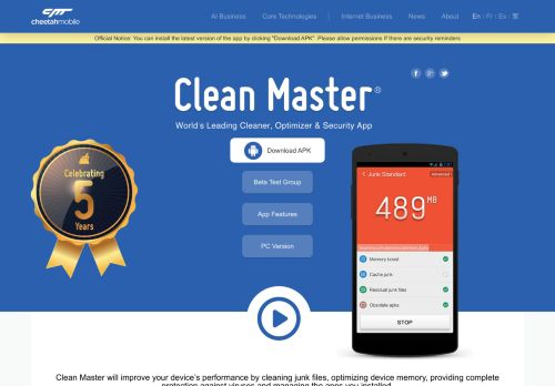 
                            1. Clean Master - Cheetah Mobile