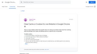 
                            8. Clear Cache or Cookies for one Website in Google Chrome - Google ...