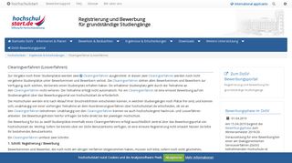 
                            8. Clearingverfahren (Losverfahren) - DoSV - Hochschulstart