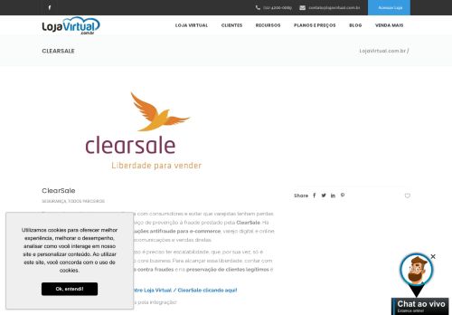 
                            11. ClearSale - LojaVirtual.com.br