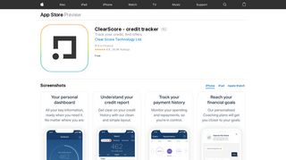 
                            8. ClearScore - credit tracker on the App Store - iTunes - Apple