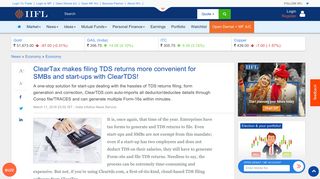 
                            9. ClearTax makes filing TDS returns more convenient for SMBs and start ...