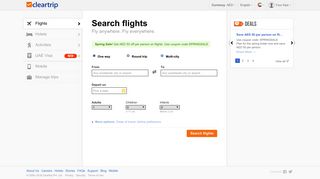 
                            3. Cleartrip: #1 Site for Booking Flights, Hotels Online in United Arab ...