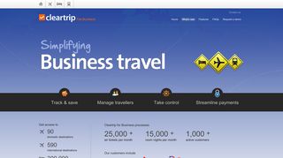 
                            10. Cleartrip for Business: Business travel solution for companies
