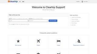 
                            6. Cleartrip Support Center