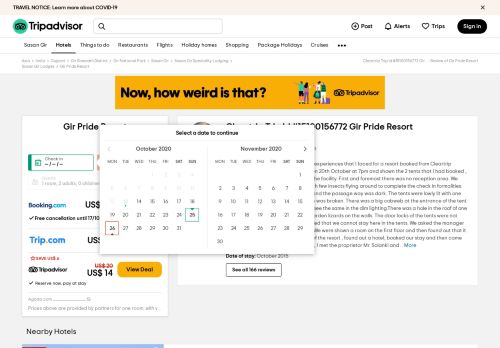 
                            7. Cleartrip Trip Id #15100156772 Gir Pride Resort - Review of Gir Pride ...