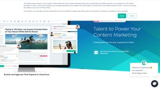 
                            2. ClearVoice: Content Marketing Platform + Talent Network