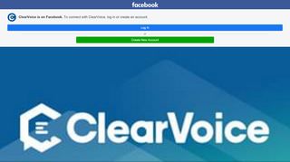 
                            7. ClearVoice - Home | Facebook - Facebook Touch