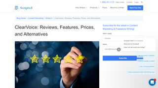 
                            12. ClearVoice: Reviews, Features, Prices, and Alternatives | Scripted