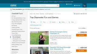 
                            9. Clearwater Top Fun and Games (w/Prices) - Viator.com