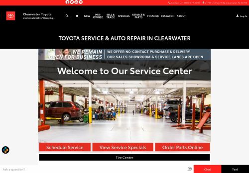 
                            13. Clearwater Toyota Service | Body Shop & Auto Repairs