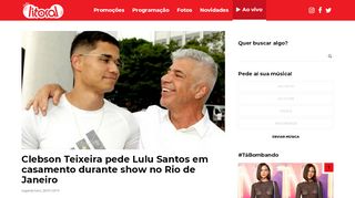 
                            10. Clebson Teixeira pede Lulu Santos em casamento durante show no ...