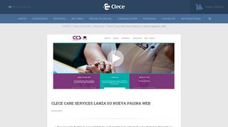 
                            1. Clece Care Services lanza su nueva página web - Clece