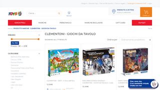 
                            8. CLEMENTONI - GIOCHI DA TAVOLO - Linee - Toys Center