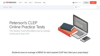 
                            5. CLEP Practice Tests | CLEP Exams Prep - Peterson's