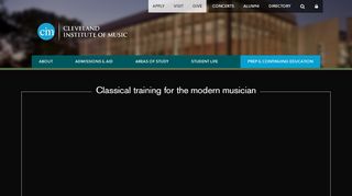 
                            9. Cleveland Institute of Music: Home