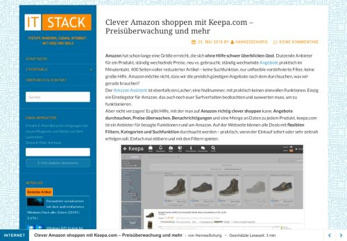 
                            13. Clever Amazon shoppen mit Keepa.com - Preisüberwachung und ...