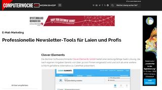 
                            11. Clever Elements - E-Mail-Marketing: Professionelle Newsletter-Tools ...
