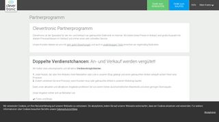 
                            10. Clevertronic Partnerprogramm - Clevertronic.de