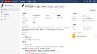 
                            7. [CLI-1298] Defer platform login for CLI until ... - Appcelerator JIRA