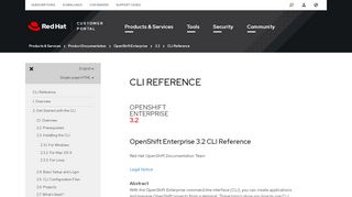 
                            4. CLI Reference - Red Hat Customer Portal