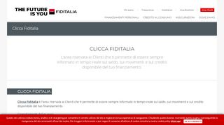 
                            6. Clicca Fiditalia: i servizi dedicati ai nostri clienti