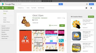 
                            7. Click 2 Earn - Apps on Google Play