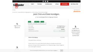 
                            4. Click and Date kündigen: Jetzt Ihr Profil loswerden! | COMPUTER BILD