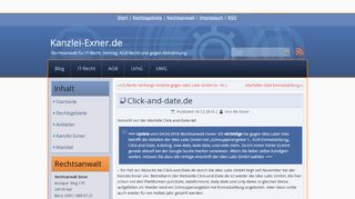 
                            8. Click-and-date.de - Kanzlei-Exner.deKanzlei-Exner.de