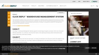 
                            2. Click Reply™ warehouse management system