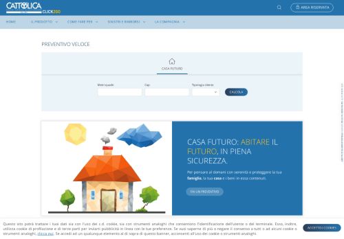 
                            13. Click2Go - Cattolica Assicurazioni - La tua polizza casa online