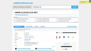 
                            4. click4click.net at WI. Home | Click4Click - Website Informer