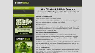 
                            10. Clickbank Affiliate Program | - InstaMember