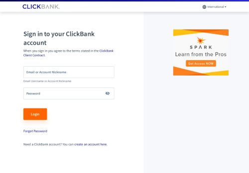
                            2. ClickBank Master Account || Login