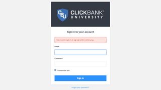 
                            11. ClickBank University 2.0