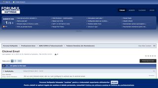 
                            5. Clicknet Email - Forumul Softpedia