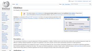 
                            8. ClickOnce - Wikipedia
