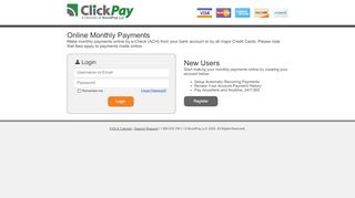 
                            3. ClickPay | Online Monthly Payments