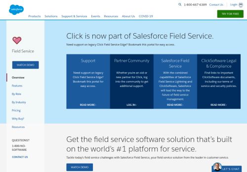 
                            5. ClickSoftware Field Service Management Products and Services