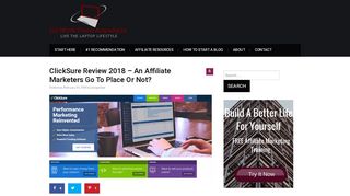 
                            5. ClickSure Review 2018 - An Affiliate Marketers Go To Place Or Not?