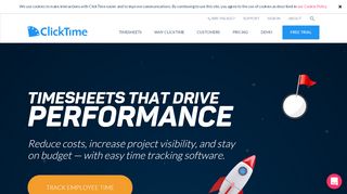 
                            13. ClickTime: Easy Online Timesheets