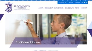 
                            6. ClickView Online - St Dominic's College